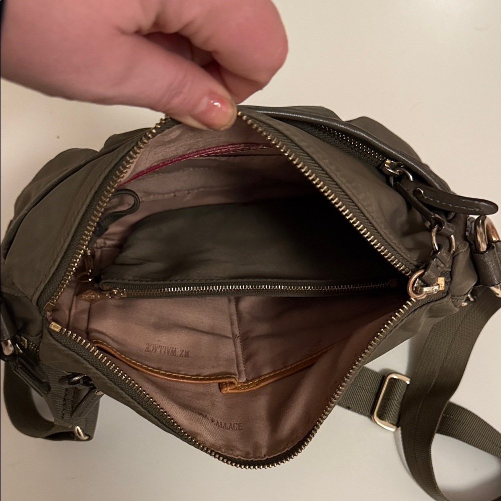 MZ Wallace Green-Khaki Crossbody Bag - Picture 7 of 13